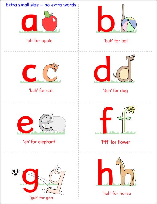 alphabet card EXTRA SMALL