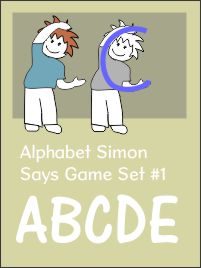 Alphabet Simon Says Set 1 ABCDE